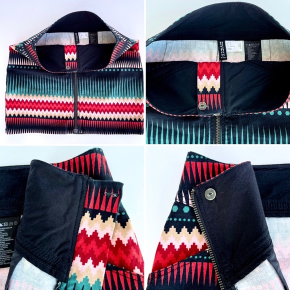 Divided / H&M Colourful Geometric Aztec Patterned Mini Skirt - Picture 7 of 14